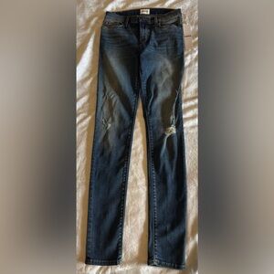 NWT Hudson Jeans Women’s Size 27 Nico Midrise Ankle Super Skinny Destroyed